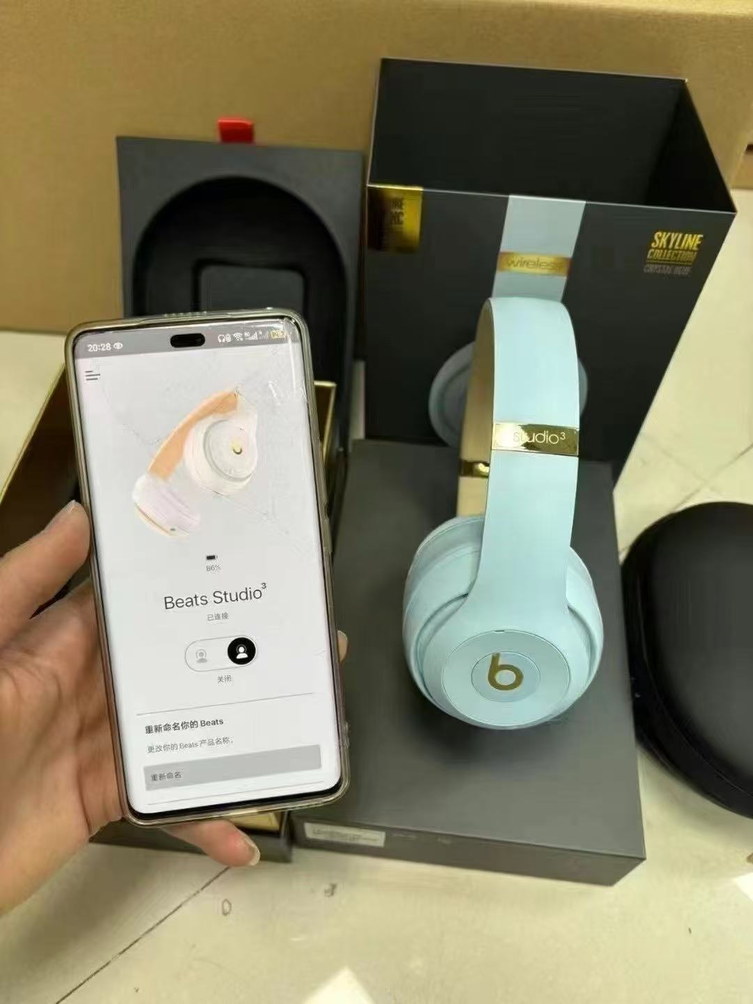 Beats Studio 3 – Cuffie Wireless Ricondizionate a Nuovo con Confezione Originale e Accessori (4 Colori)