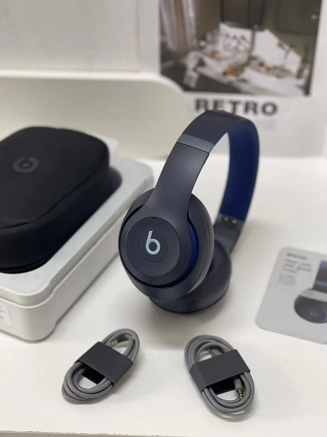 Beats Studio Pro – Cuffie Wireless Ricondizionate a Nuovo con Confezione Originale e Accessori (5 Colori)
