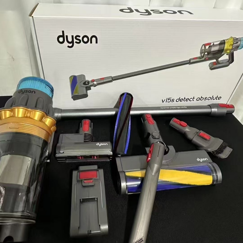 Dyson V15 Detect Absolute – Aspirapolvere Ricondizionato a Nuovo con Confezione Originale e Accessori