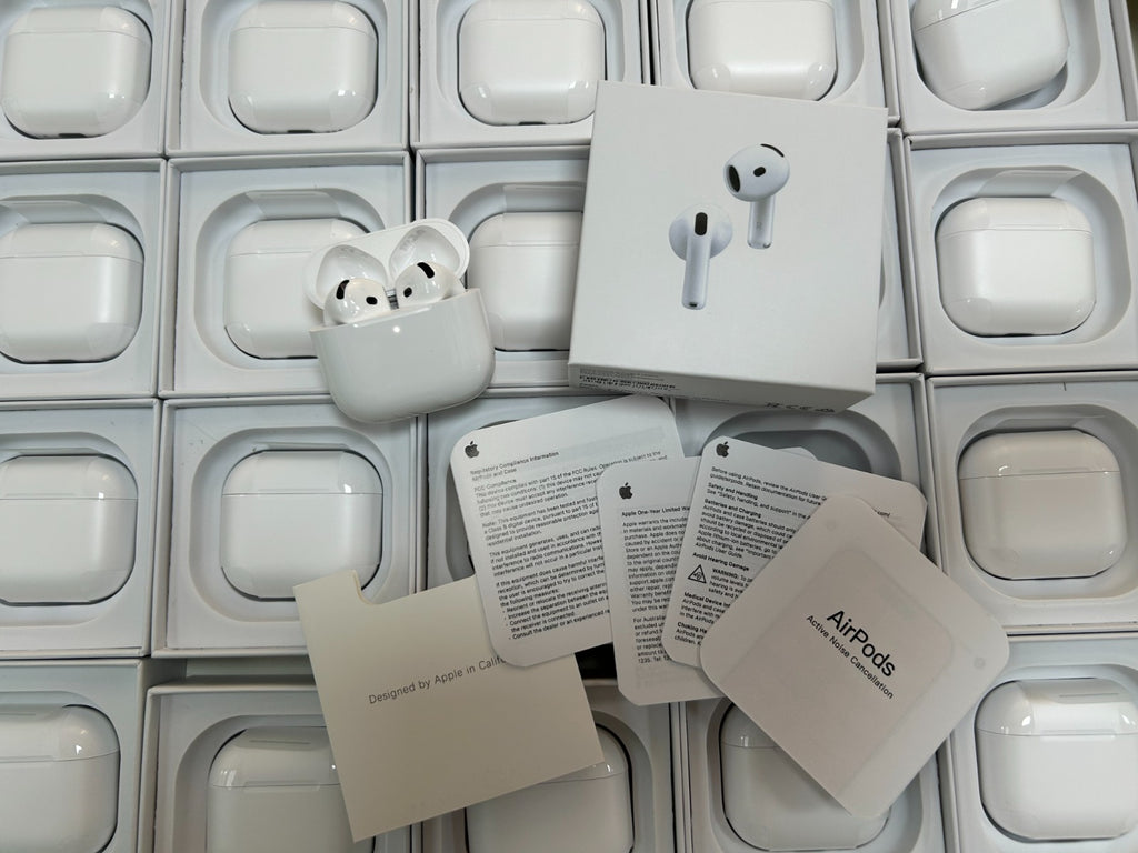 Apple AirPods 4 con Cancellazione Attiva del Rumore – Ricondizionate a Nuovo con Confezione Originale