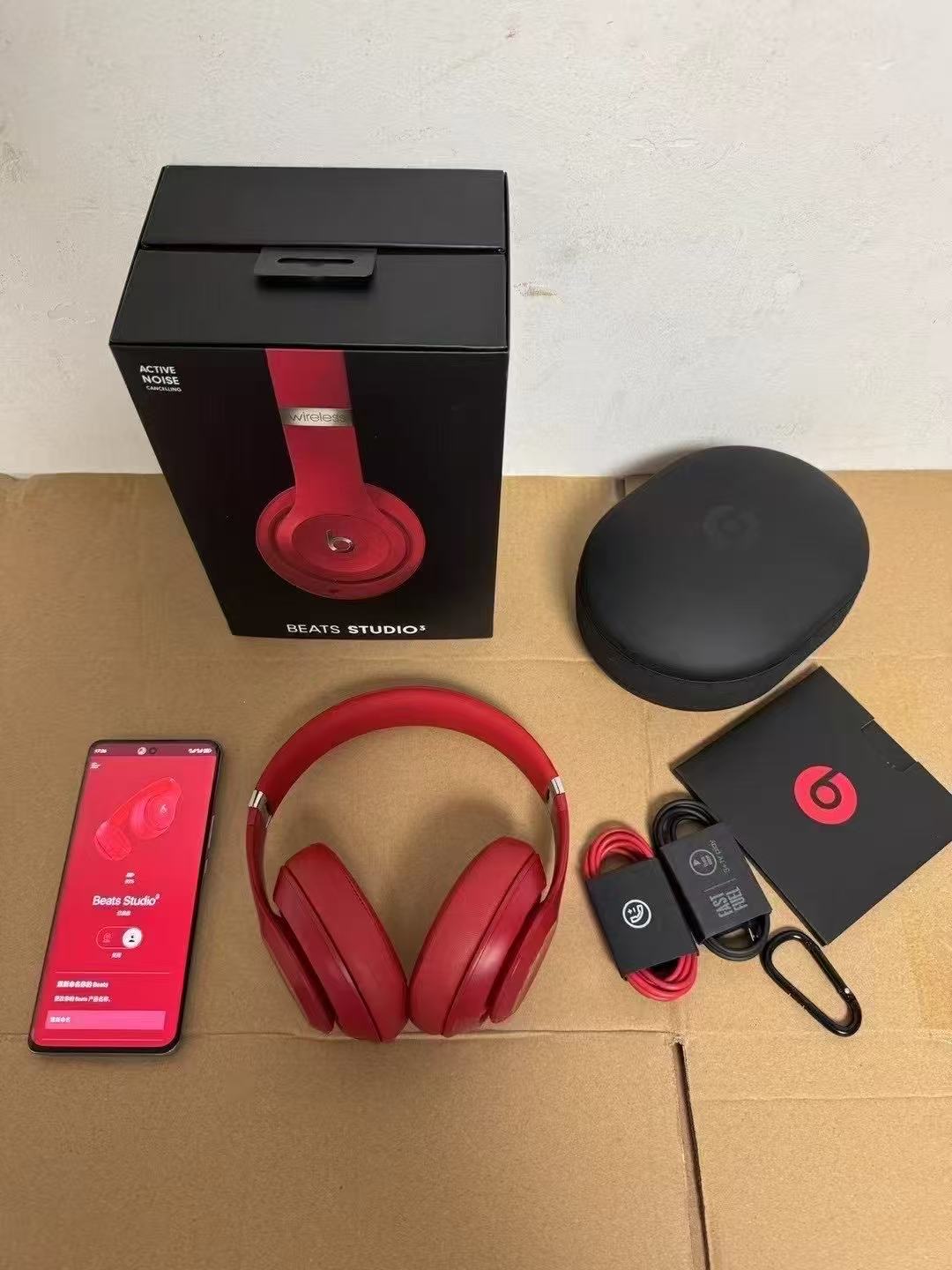 Beats Studio 3 – Cuffie Wireless Ricondizionate a Nuovo con Confezione Originale e Accessori (4 Colori)